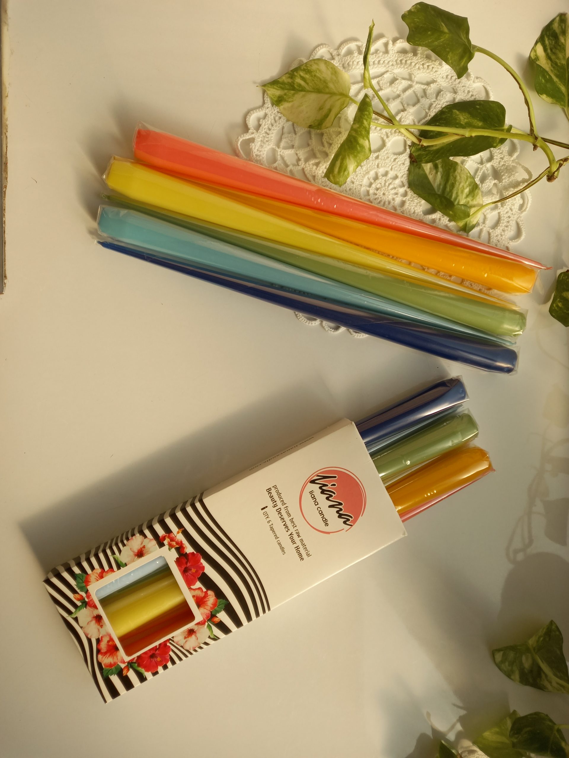 شمع قلمی 25 سانت لیانا (بسته 6 تایی) - Image 2