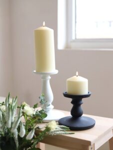 جا شمعی پلی‌استر دکوری