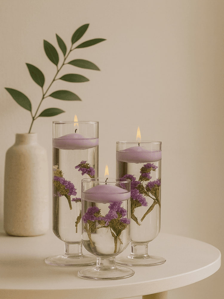 جاشمعی لیوانی طرح فلورا