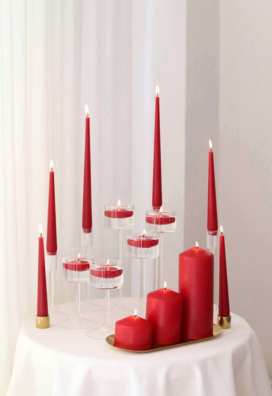 شمع قلمی قرمز