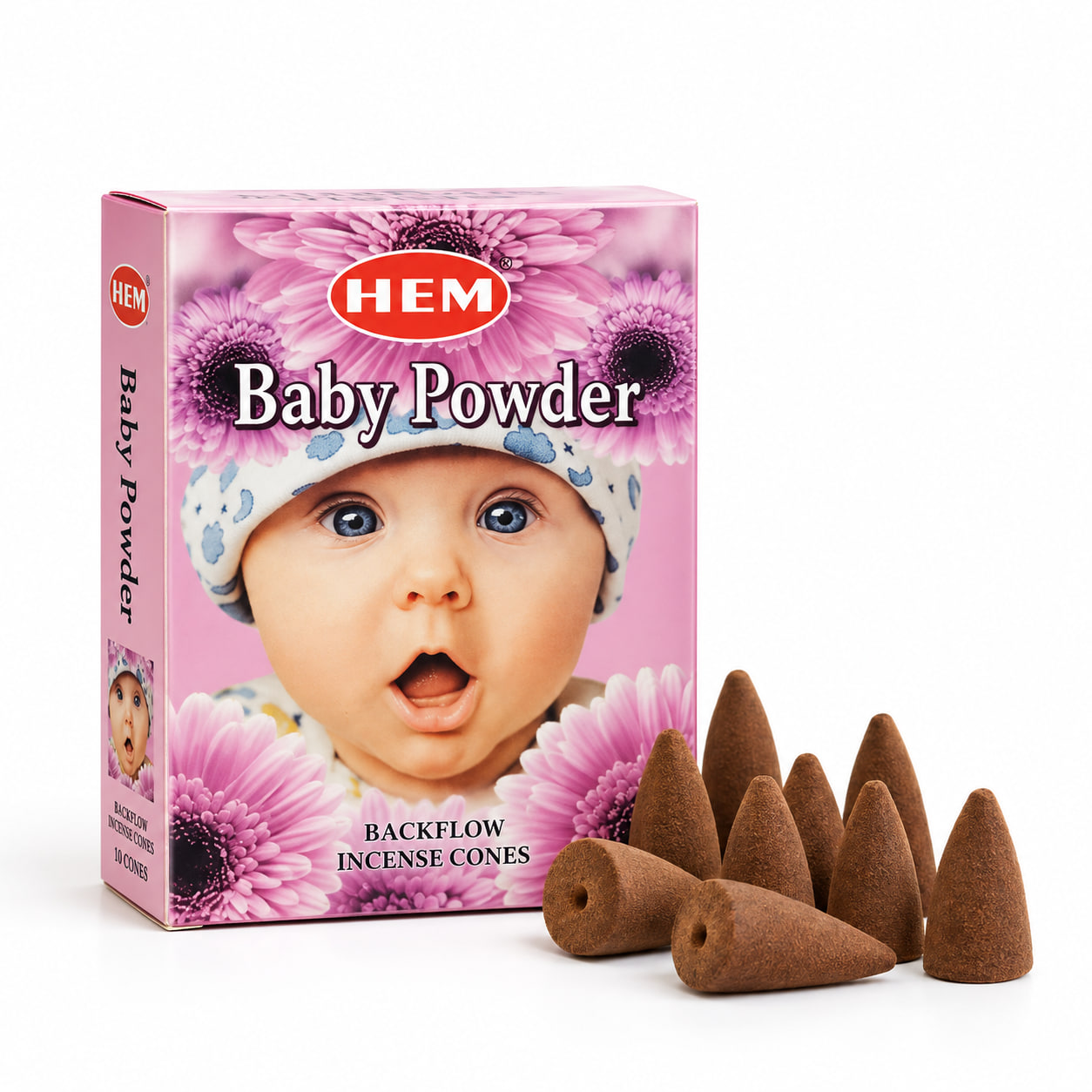عود آبشاری رایحه پودر بچه برند hem