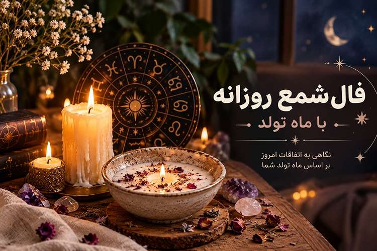 فال شمع روزانه ماه تولد